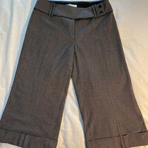 White House Black Market Dressy Crop Pants Size 10